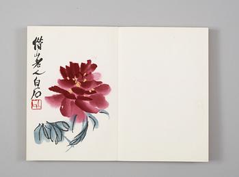 BOK med TRÄSNITT, "Qi Baishi hua ji".