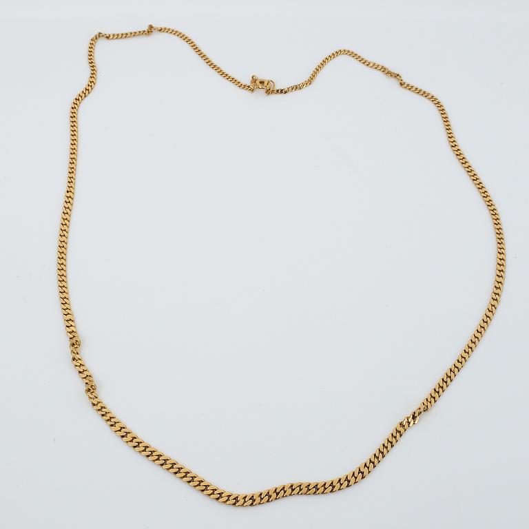 COLLIER, 18K guld, Sverige, troligen 1900-talets andra hälft . Vikt ca 7,70 g.