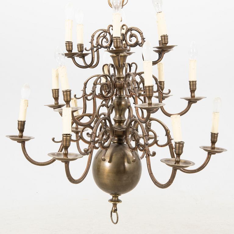 A Baroque style chandelier first half of the 20th century.