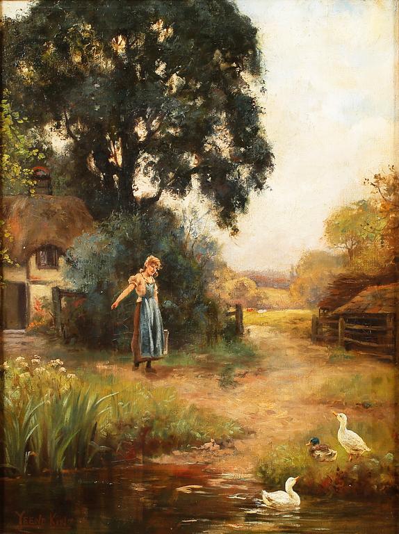 HENRY JOHN YEEND KING, oil on canvas, signed.
