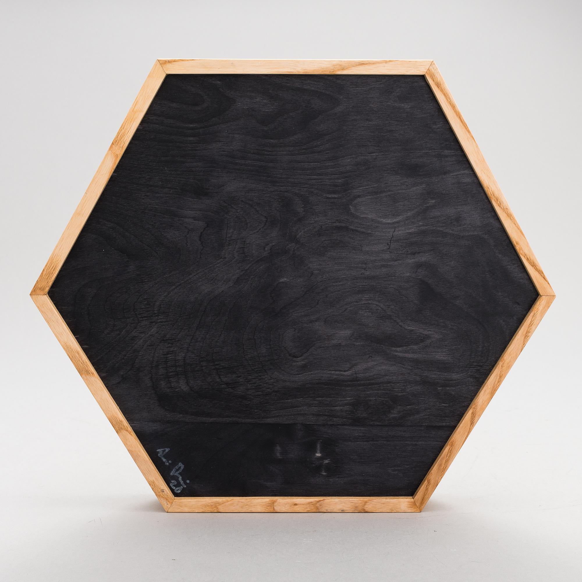 ALEKSI PUUSTINEN, 'Hexagon Tray', signed.