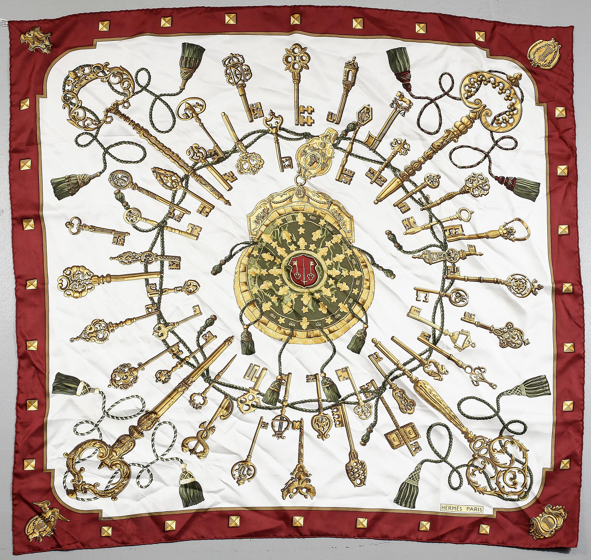 SCARF, "Les Clèfs", Hermès.