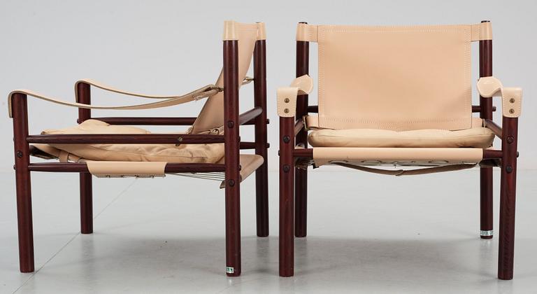 FÅTÖLJER, ett par, Sirocco, design Arne Norell.