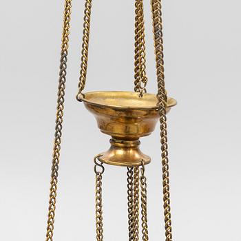 A ceiling light, early 20th Century.