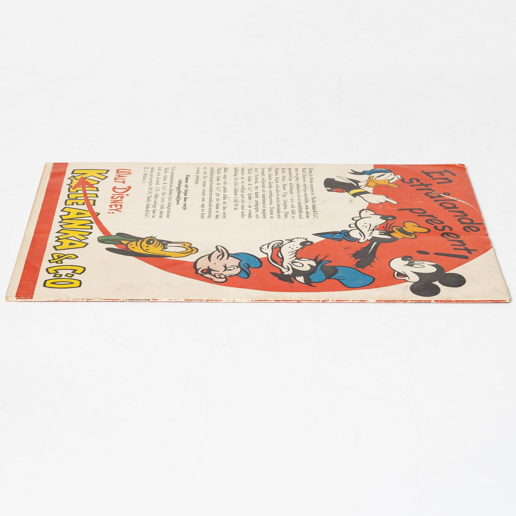 Serietidning, Kalle Anka & Co, nr 1, 1948.