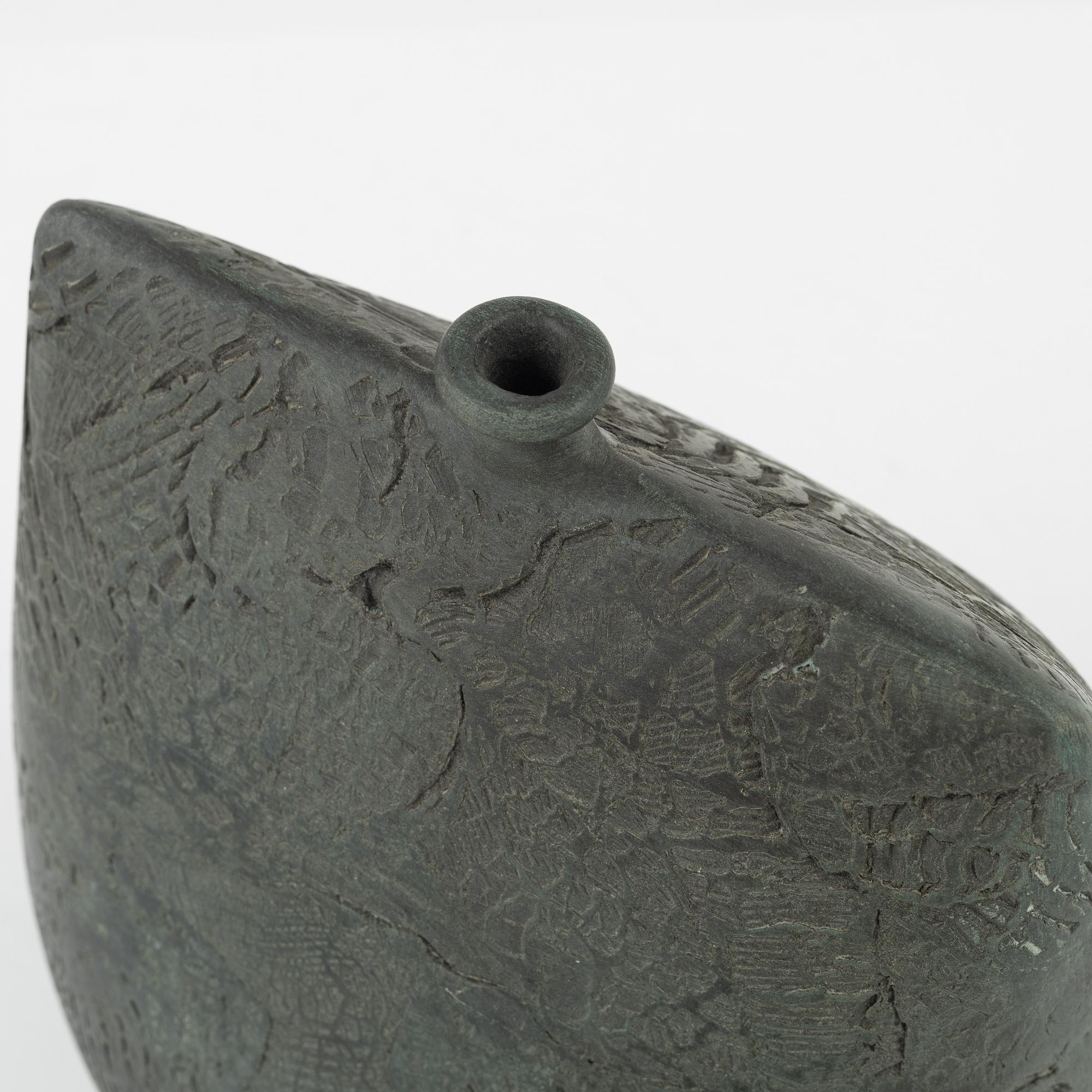 Peter Hayes, vas, raku, Bath, England, 1980-tal.
