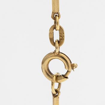 Halsband, 14K guld och odlade pärlor.