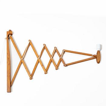 Erik Hansen, vägglampa, "Saxelampe", Le Klint, Danmark 1900-talets andra hälft.