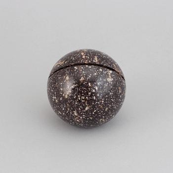 An early 20th century  porphyry paper weight.