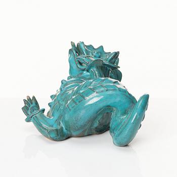 Wilhelm Kåge, a stoneware sculpture of a dragon, Gustavsberg, Sweden 1938.