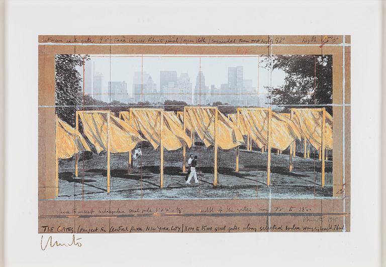 Christo & Jeanne-Claude, "The Gates, Central Park, New York".