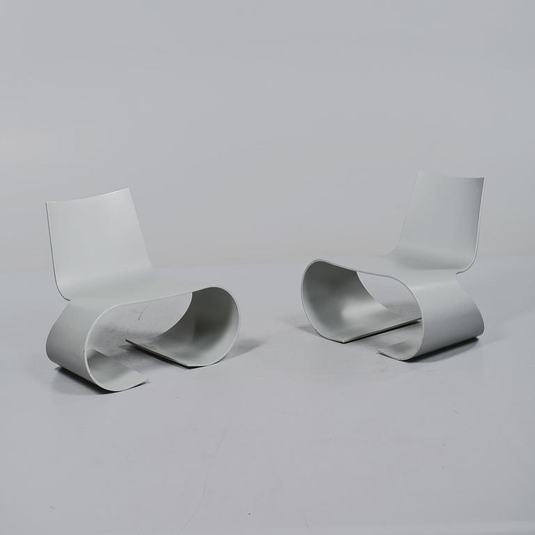 FÅTÖLJER, ett par, "Oto", Peter Karpf för Iform, 2000.