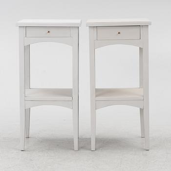 A pair of night stands, circa 1900.