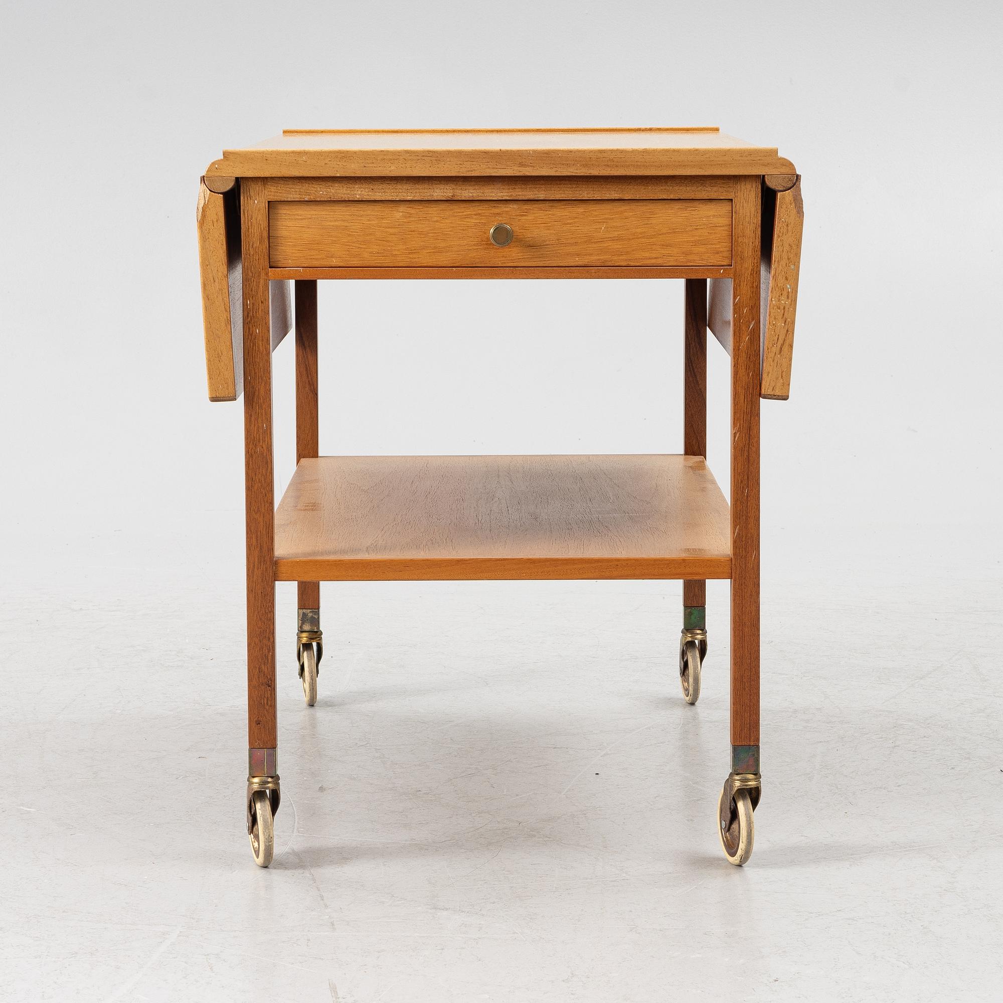 Josef Frank, serveringsvagn, modell "756", Firma Svenskt Tenn, efter 1985.
