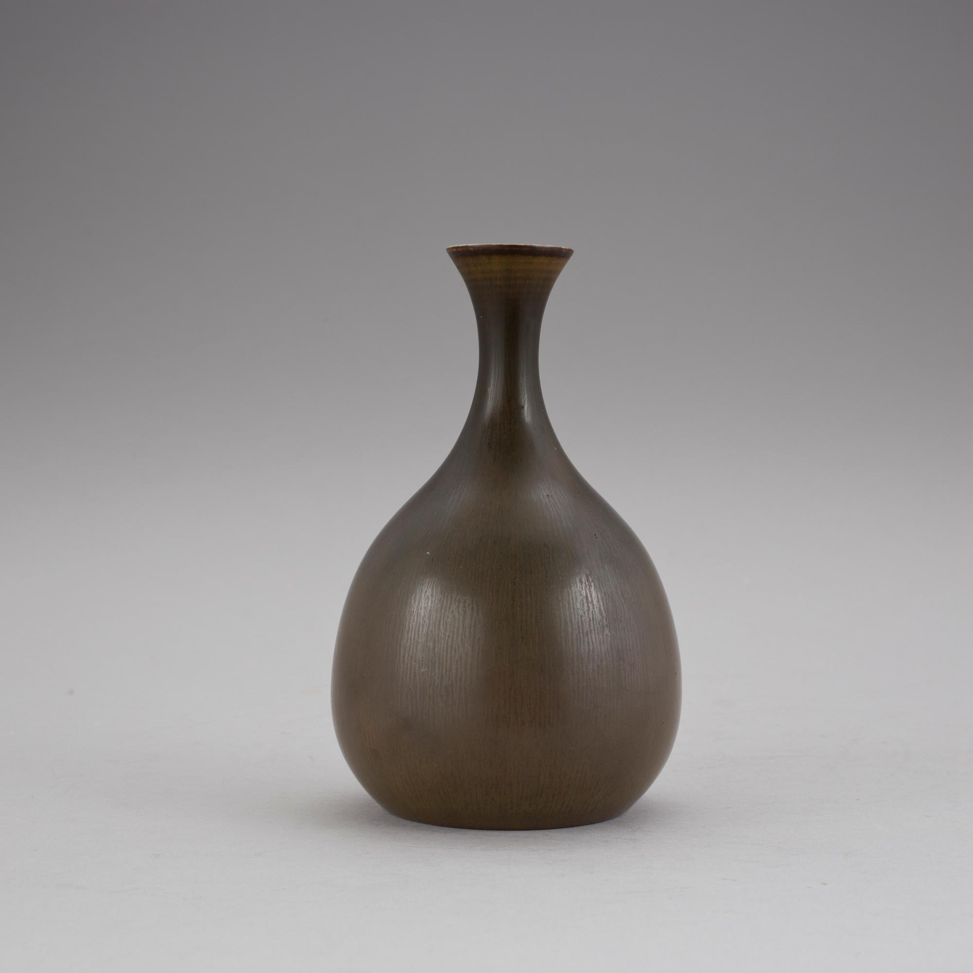 VAS, stengods, Carl-Harry Stålhane, Rörstrand, 1956, unik.