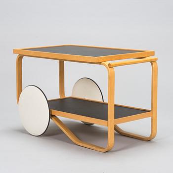 Alvar Aalto, serving trolley, model '901', Artek, Finland, late 20th century.