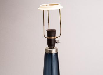 BORDSLAMPA, glas, Carl Fagerlund, Orrefors, 1900-talets andra hälft.