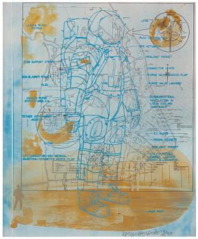 488. Robert Rauschenberg, "Trust Zone (Stoned Moon Series)".