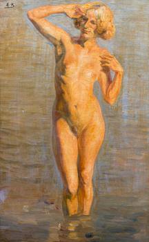 oil on canvas, signed.