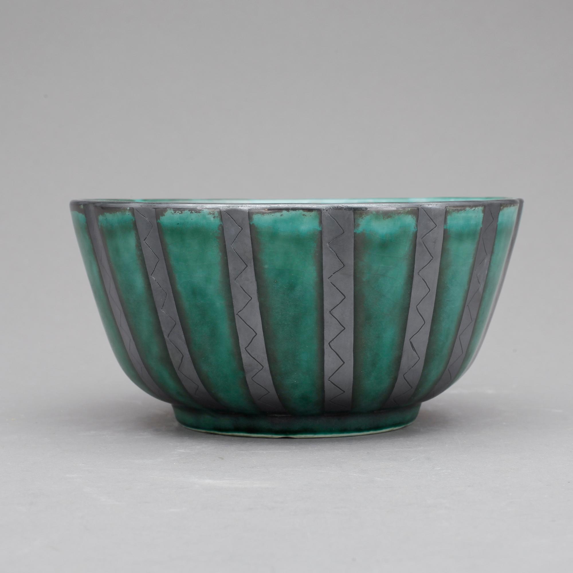 SKÅL, "Argenta", Wilhelm Kåge, Gustavsberg, 30/40-tal.