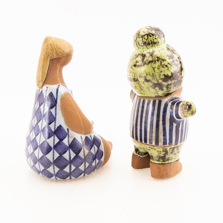 Lisa Larson,  figuriner 2 st, Gustavsberg.