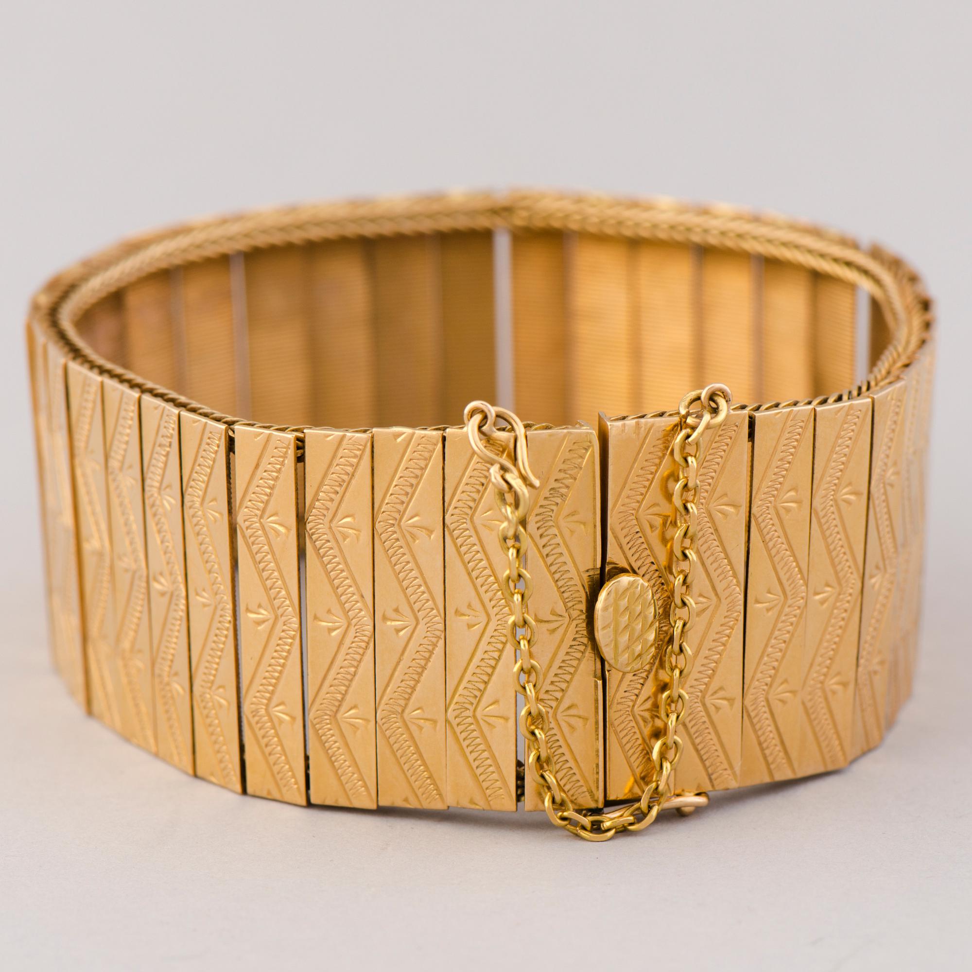 A BRACELET, 18K gold. Uno A Erre, Italy.