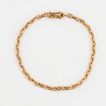 ARMBAND, 18K guld, ankarlänk.