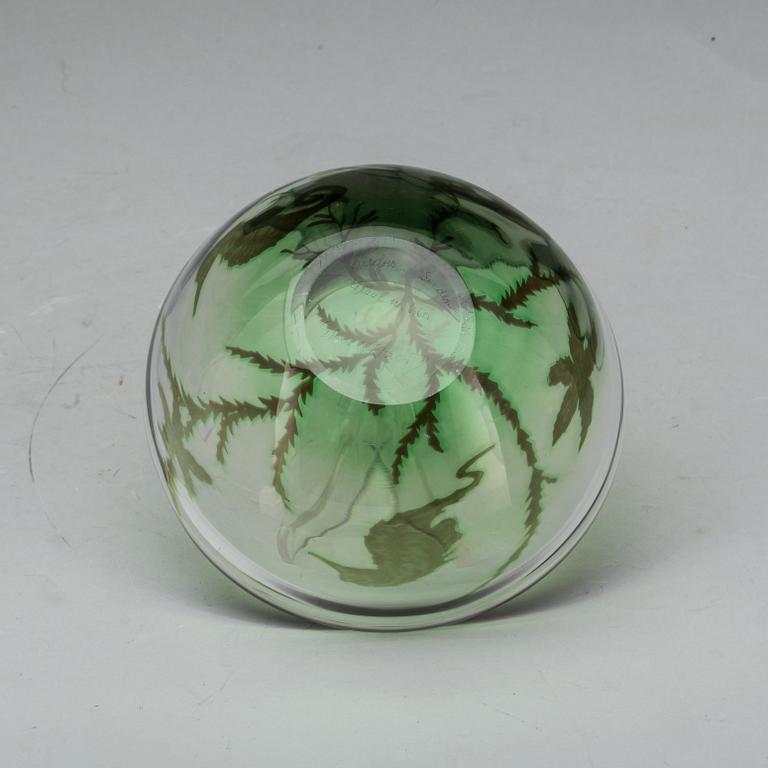SKÅL, glas, Graal nr 660, 1941. Edward Hald, Orrefors.