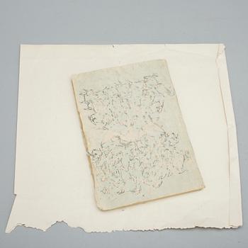 BOK, handbunden, träsnitt på rispapper,"Momotaro", Japan, 1900-talets första hälft.