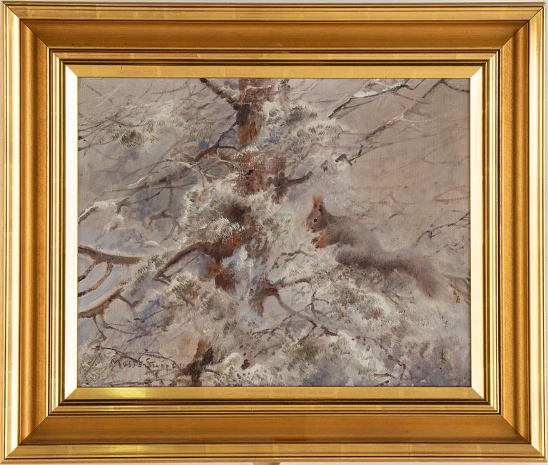 Mosse Stoopendaal, oil on canvas, signed.