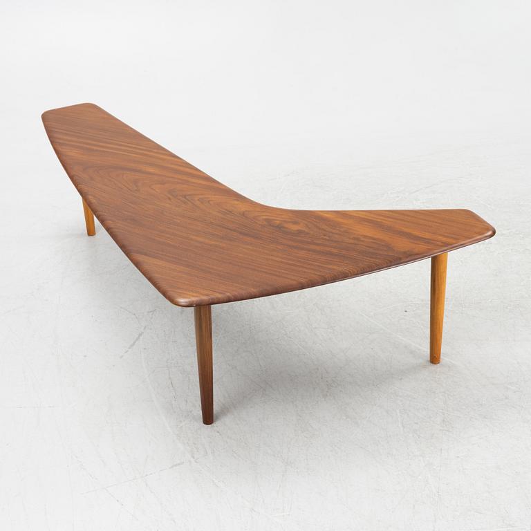A teak coffee table, second half of the 20th Century.