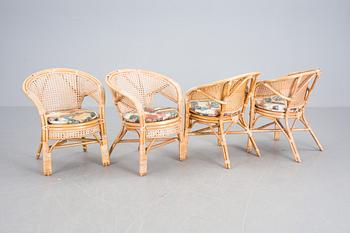 TRÄDGÅRDSMÖBLEMANG, 5 delar, 1900-talets slut.