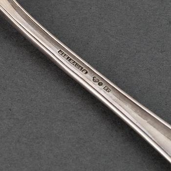A part 'Haga' silver cutlery, marked JLH, 20th century (103 pieces).