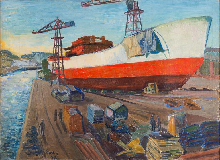 Sulho Sipilä, Harbour view.