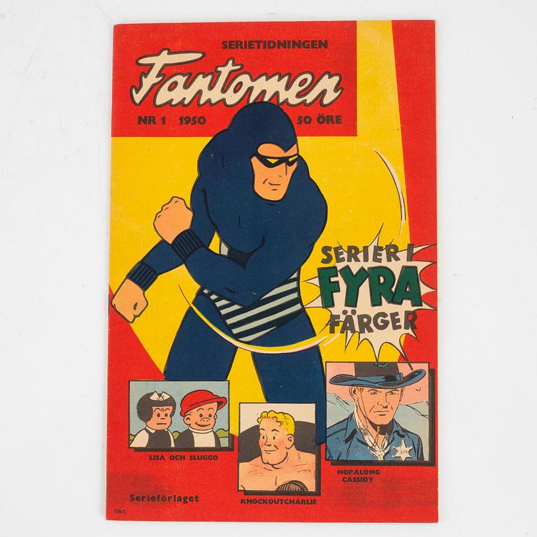 Comic book, "Fantomen", Issue 1, 1950.