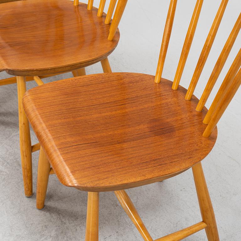 Stolar, 4 st, Nesto, Nässjö Stolfabrik, 1960-tal.