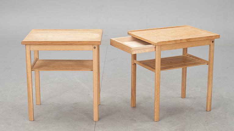 SÄNGBORD, ett par, Svensk Möbelindustri, 1900-talets andra hälft.