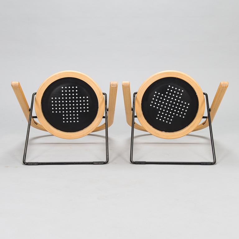 Börge Lindau, 22 'Sparta' folding chairs for Blå Station. Designed in 1993.