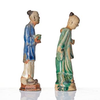 A group of seven Chinese sculptures, early 20th Century.