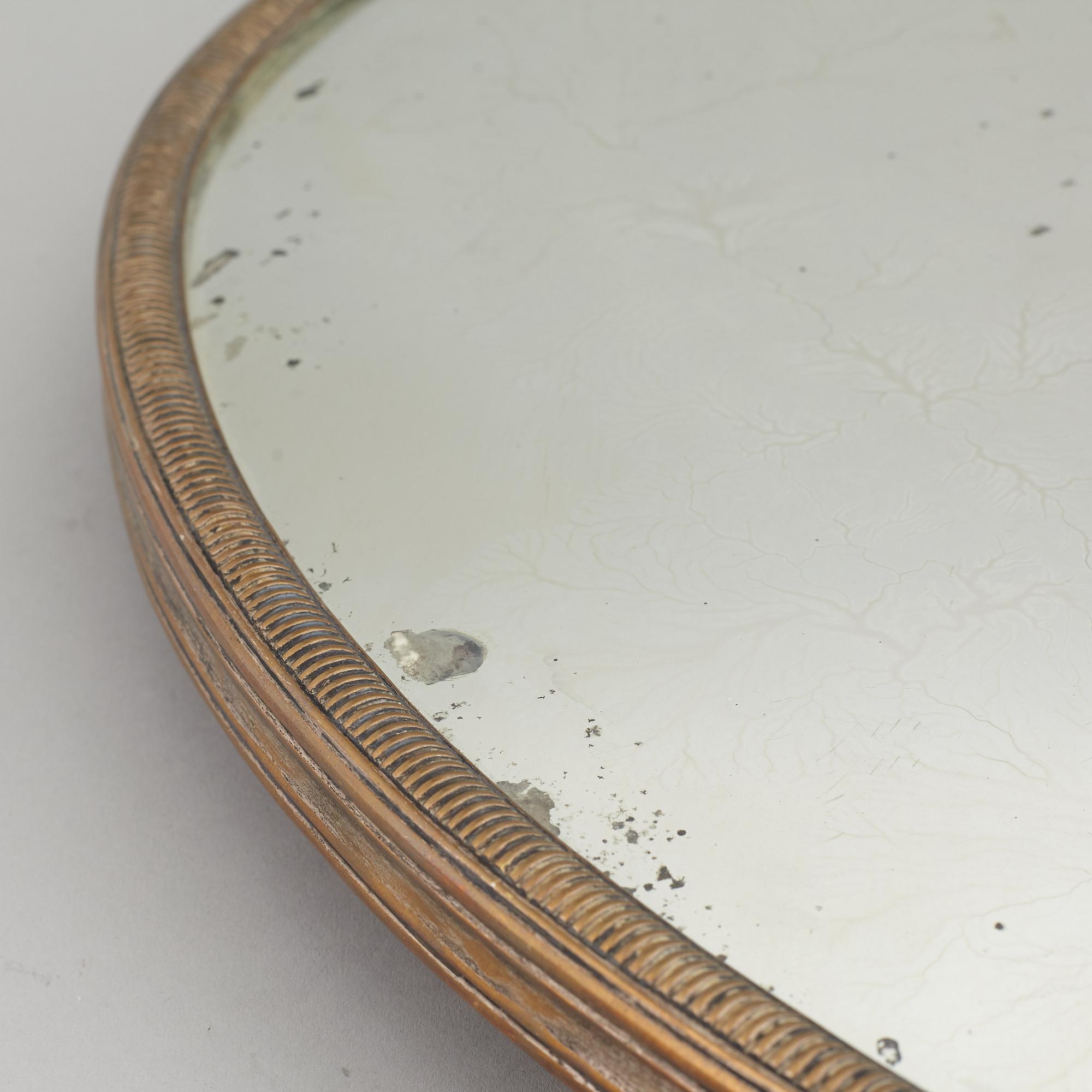 A argent hache table top, England, circa 1900.