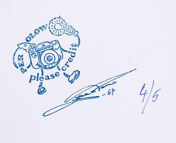 Per-Olow Anderson, "Carl-Gustaf Lindstedt during the filming of Wild West Story", 1964.