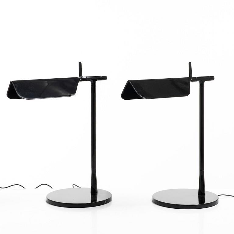 Table lamps, a pair, "Tab T", Flos.