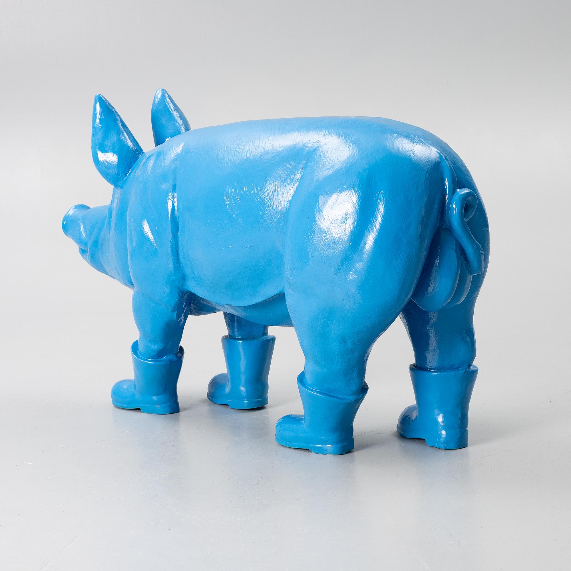 William Sweetlove, "Cloned blue father pig".