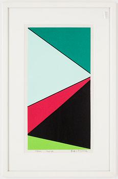 Olle Baertling · OLLE BAERTLING, färglitografi, signerad o numrerad 44/300, daterad 1965-68.