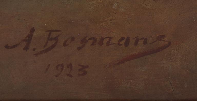 A. BOSMANS, olja på duk, Belgien, sign o dat 1925.