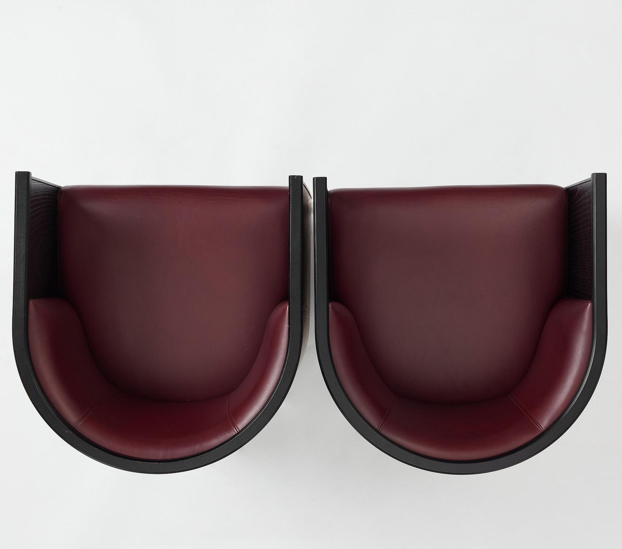 Mats Theselius, a pair of “Theselius Trä” armchairs, Källemo, Värnamo, post 2007.