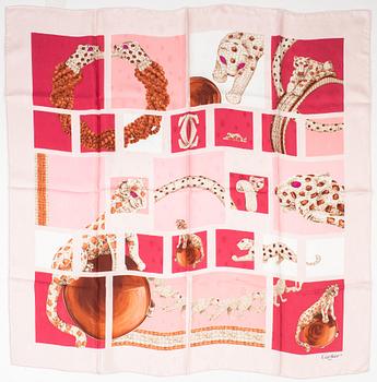 Cartier, scarf.