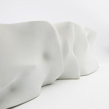 Gió Pomodoro, relief "Folla" Rosenthal Ars Porcellana Relief Riehe signerad och numrerad 1/15 (?) porslin.