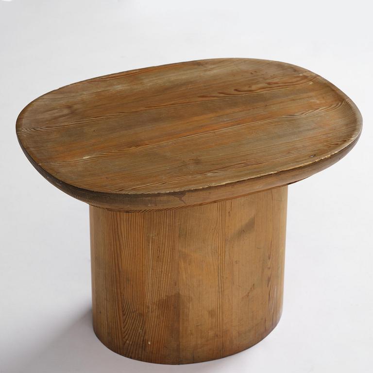 Axel Einar Hjorth, a stained pine "Utö" table, Nordiska Kompaniet, Sweden, 1930s.