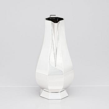 Wiwen Nilsson, a sterling silver pitcher, a 'hot water jug,' Lund, Sweden 1941.
